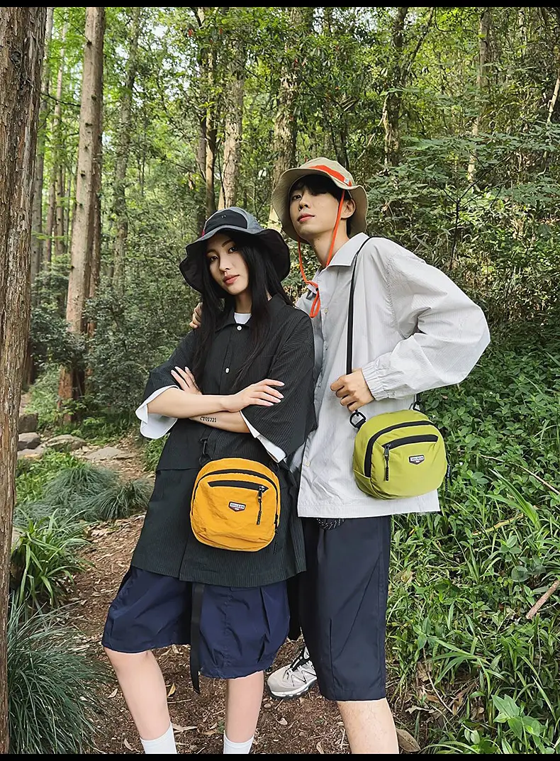 Yellow Mini Crossbody Mobile Tote Bag for Men Women — feature 14