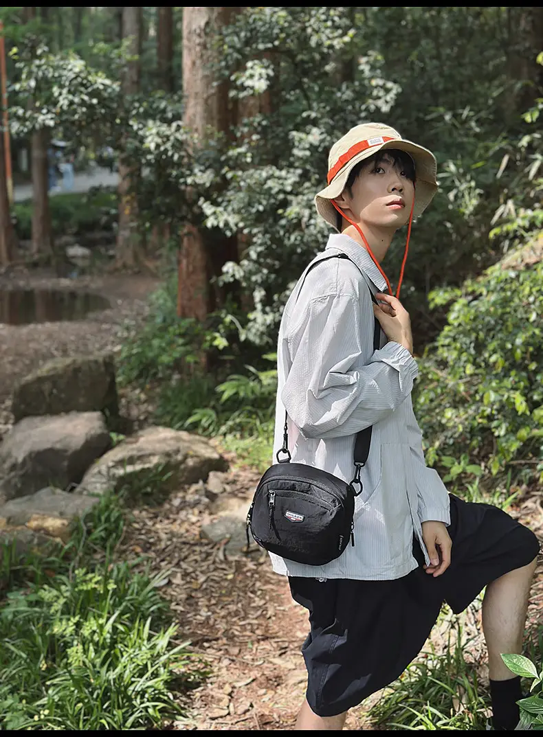 Yellow Mini Crossbody Mobile Tote Bag for Men Women — feature 27