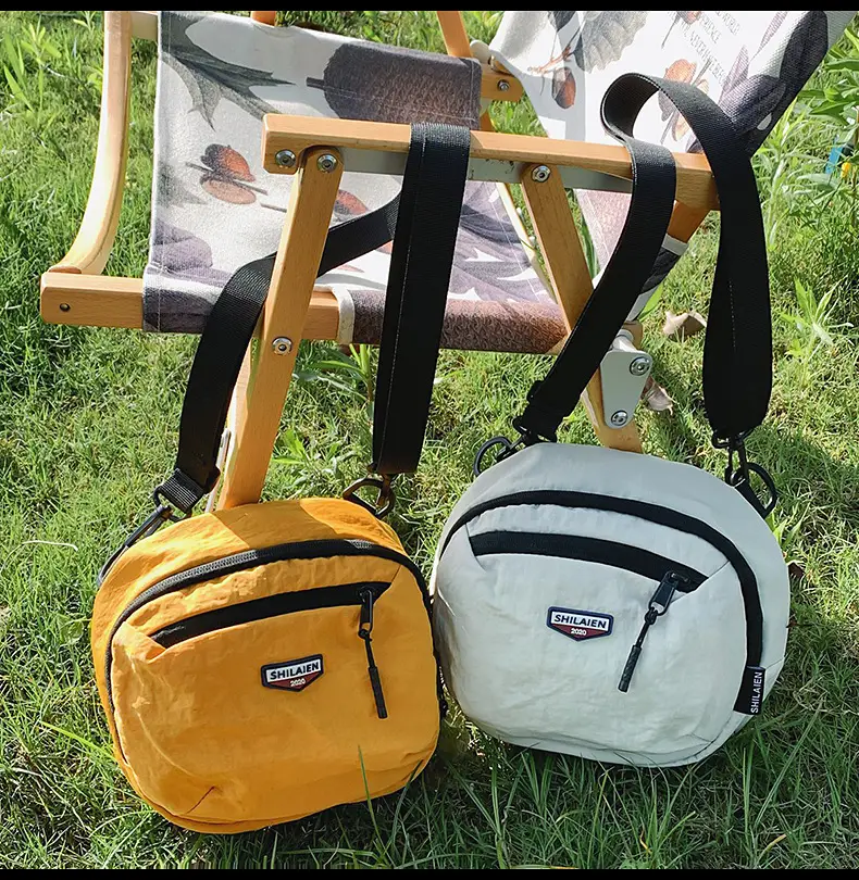 Yellow Mini Crossbody Mobile Tote Bag for Men Women — feature 40