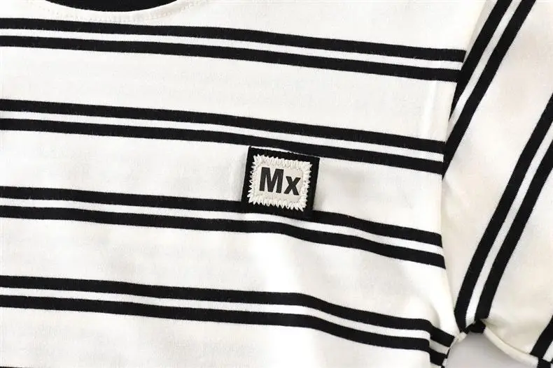 Boys Striped T-Shirt Short Sleeve Korean Style — feature 14