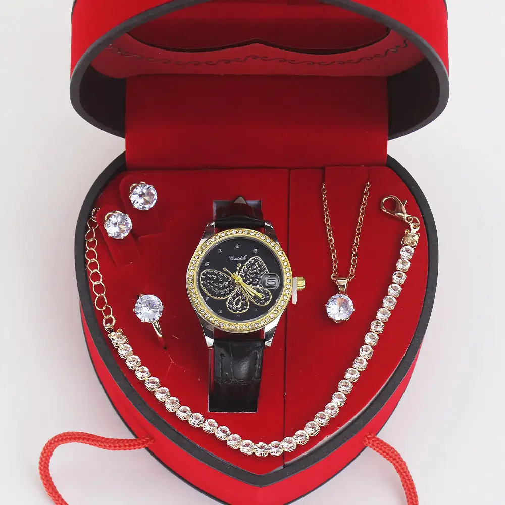 Women's High-Value Quartz Watch with Diamond Crystal Set - Image 14