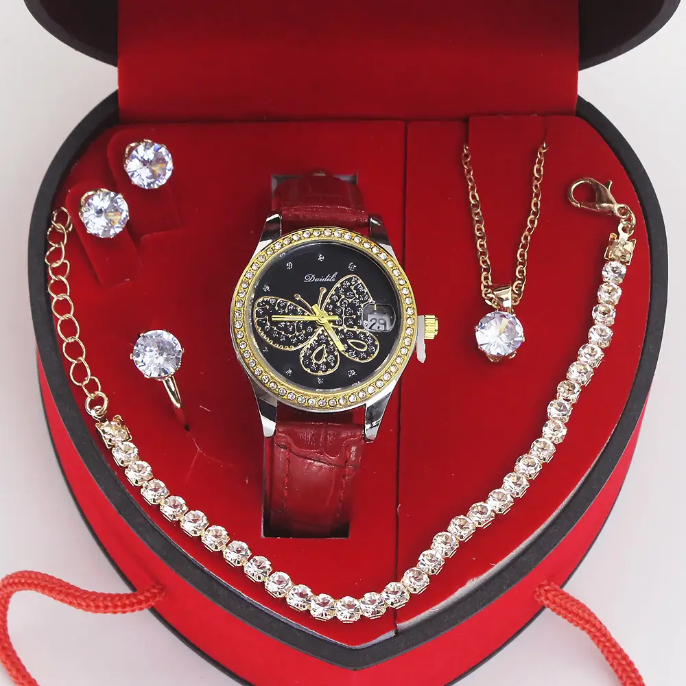 Women's High-Value Quartz Watch with Diamond Crystal Set — feature 11