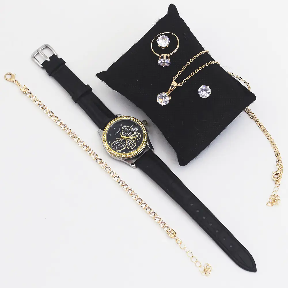 Women's High-Value Quartz Watch with Diamond Crystal Set — feature 13