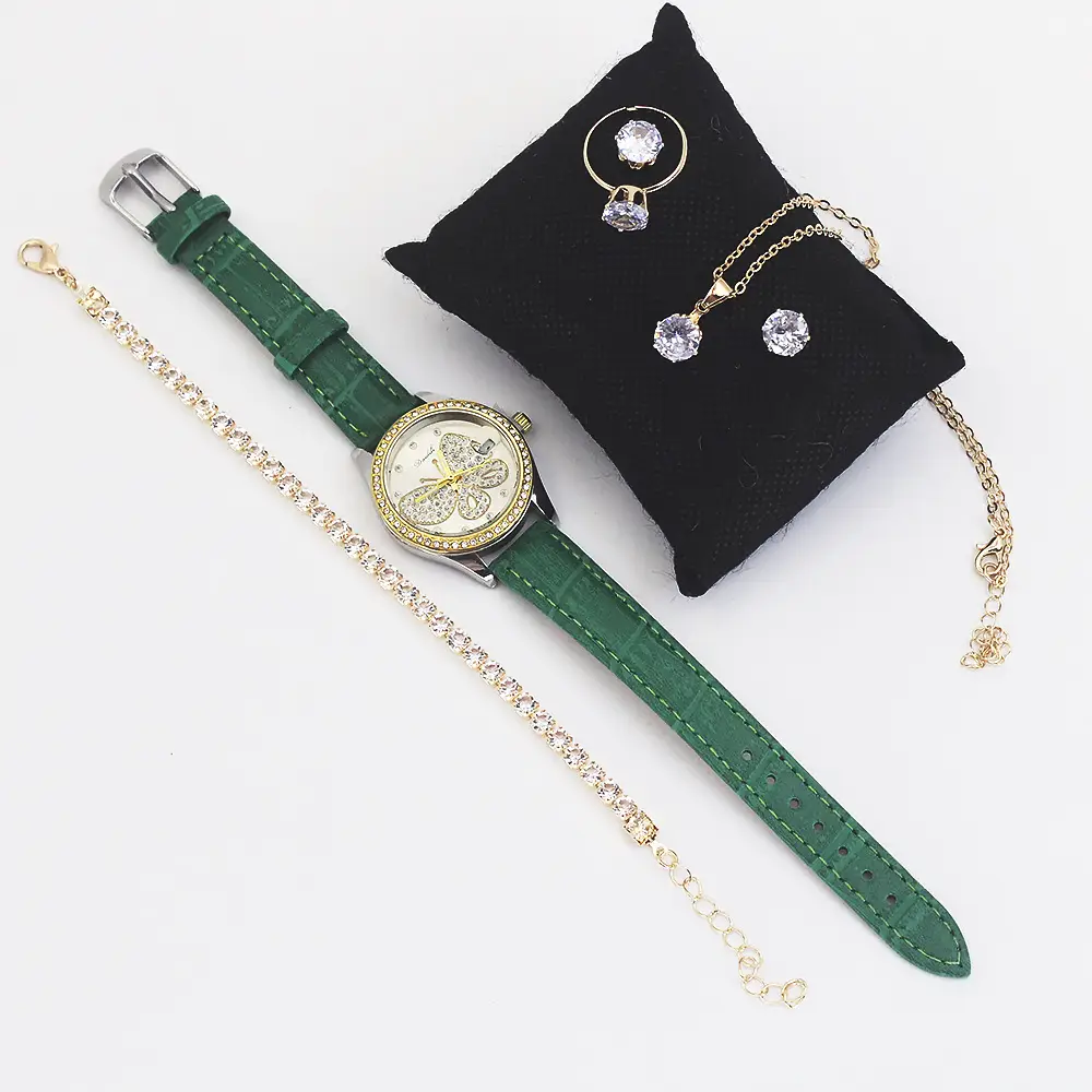 Women's High-Value Quartz Watch with Diamond Crystal Set — feature 14