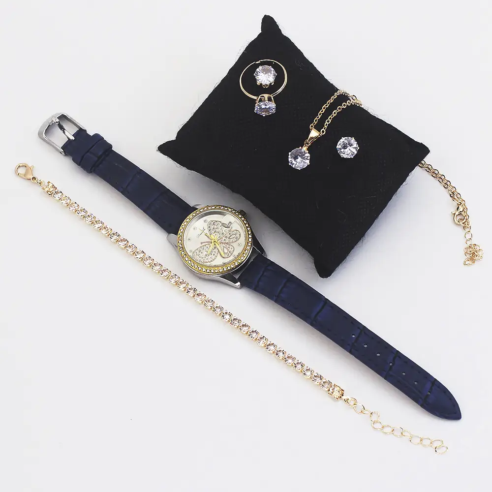 Women's High-Value Quartz Watch with Diamond Crystal Set — feature 15