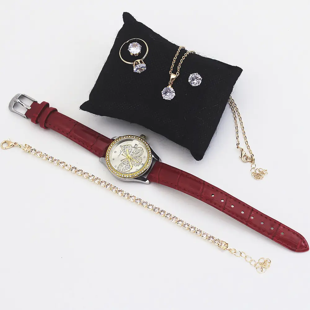 Women's High-Value Quartz Watch with Diamond Crystal Set — feature 16