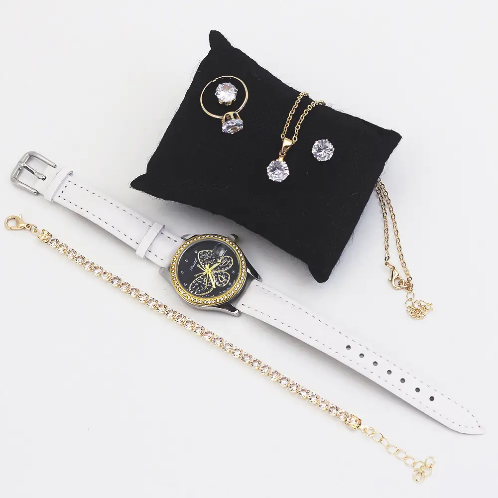 Women's High-Value Quartz Watch with Diamond Crystal Set — feature 17