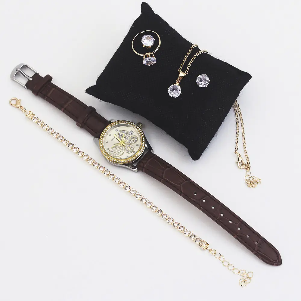 Women's High-Value Quartz Watch with Diamond Crystal Set — feature 18