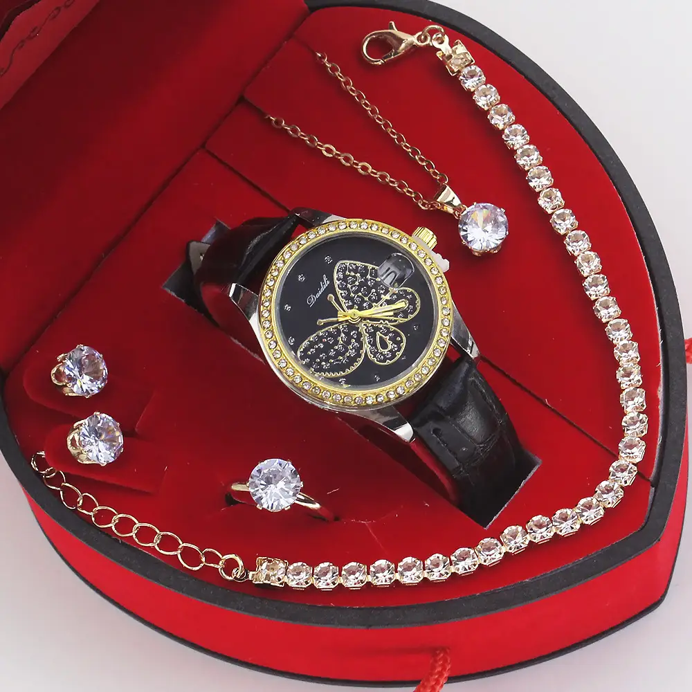 Women's High-Value Quartz Watch with Diamond Crystal Set - Image 11