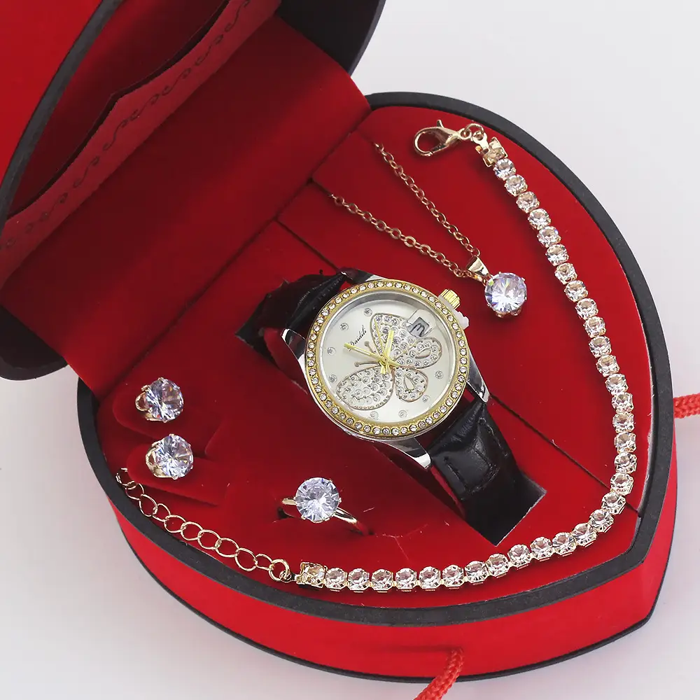 Women's High-Value Quartz Watch with Diamond Crystal Set - Image 12