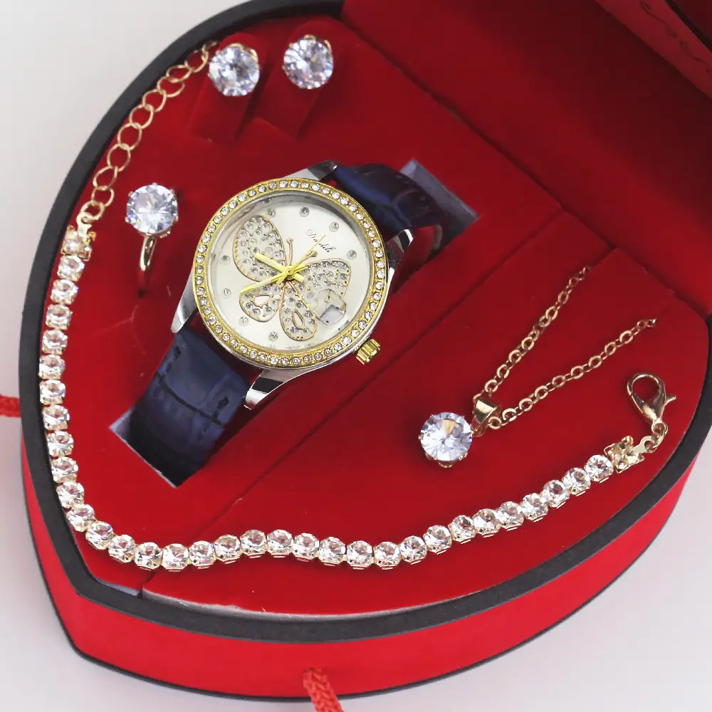 Women's High-Value Quartz Watch with Diamond Crystal Set - Image 2