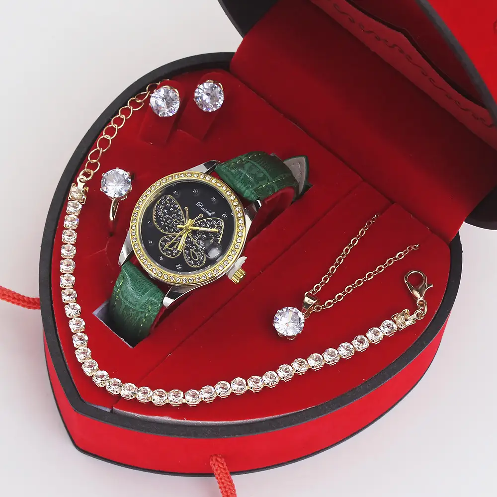Women's High-Value Quartz Watch with Diamond Crystal Set - Image 3