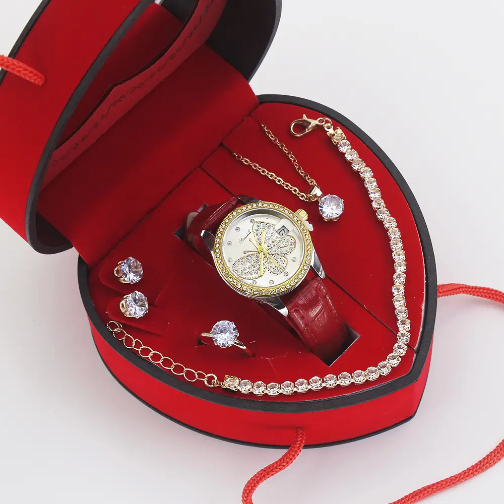 Women's High-Value Quartz Watch with Diamond Crystal Set - Image 6