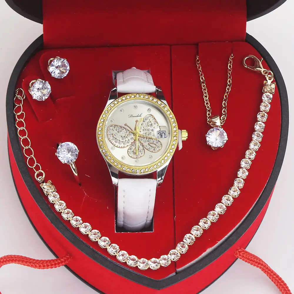 Women's High-Value Quartz Watch with Diamond Crystal Set - Image 8
