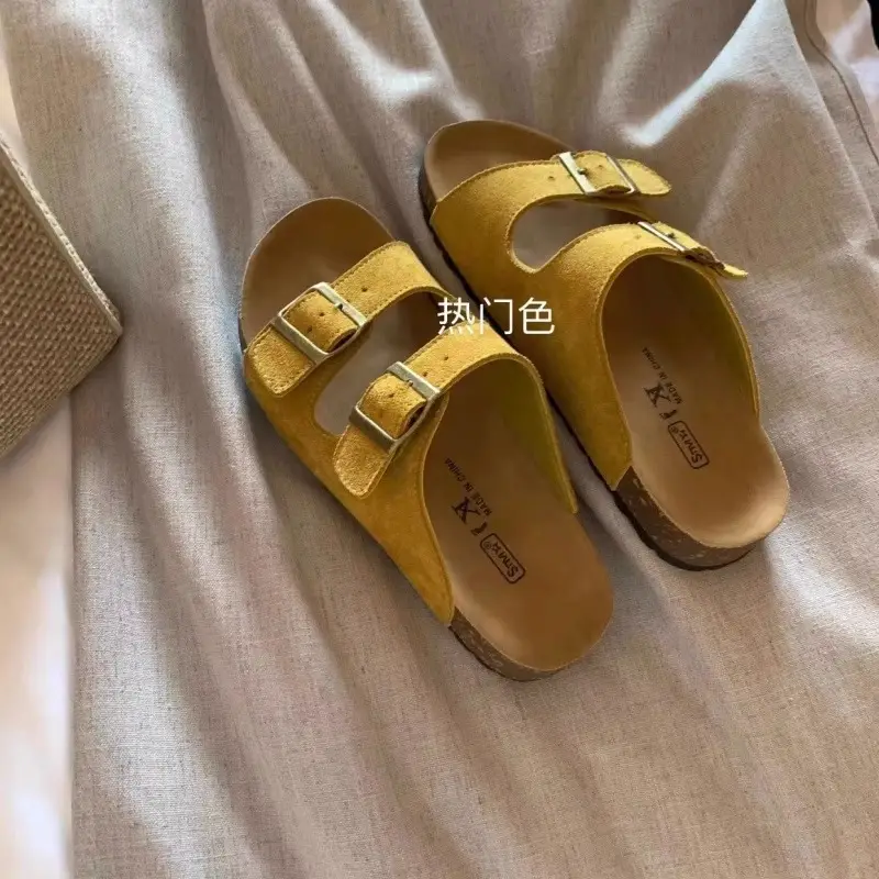 Slippers for Women, 2025 Summer New Style, Retro Birkenstock Sandals, Versatile Soft-Soled Slippers, Non-Slip and High-End - Image 6