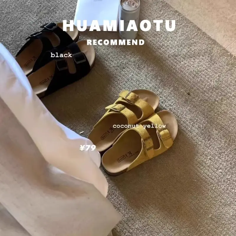 Slippers for Women, 2025 Summer New Style, Retro Birkenstock Sandals, Versatile Soft-Soled Slippers, Non-Slip and High-End - Image 8