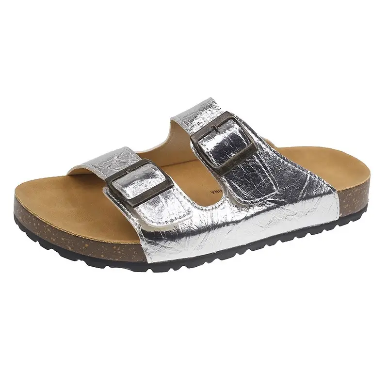 Slippers for Women, 2025 Summer New Style, Retro Birkenstock Sandals, Versatile Soft-Soled Slippers, Non-Slip and High-End - Image 9