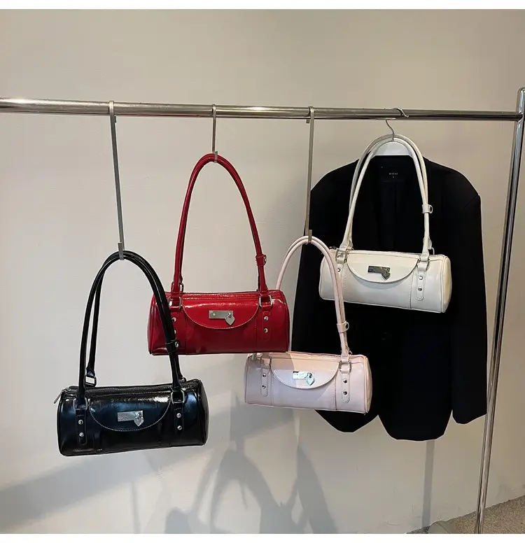 Women's White Cylindrical Shoulder Bag 2025 — feature 25