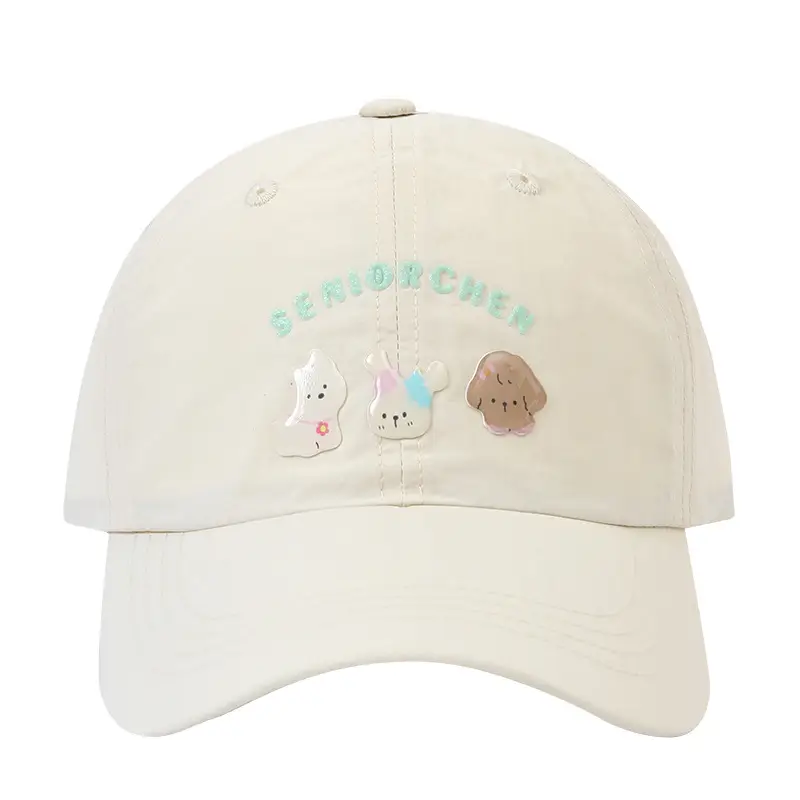 Summer Cartoon Puppy Baseball Cap for Women with Sun Protection - Image 15