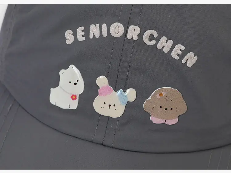 Summer Cartoon Puppy Baseball Cap for Women with Sun Protection — feature 10