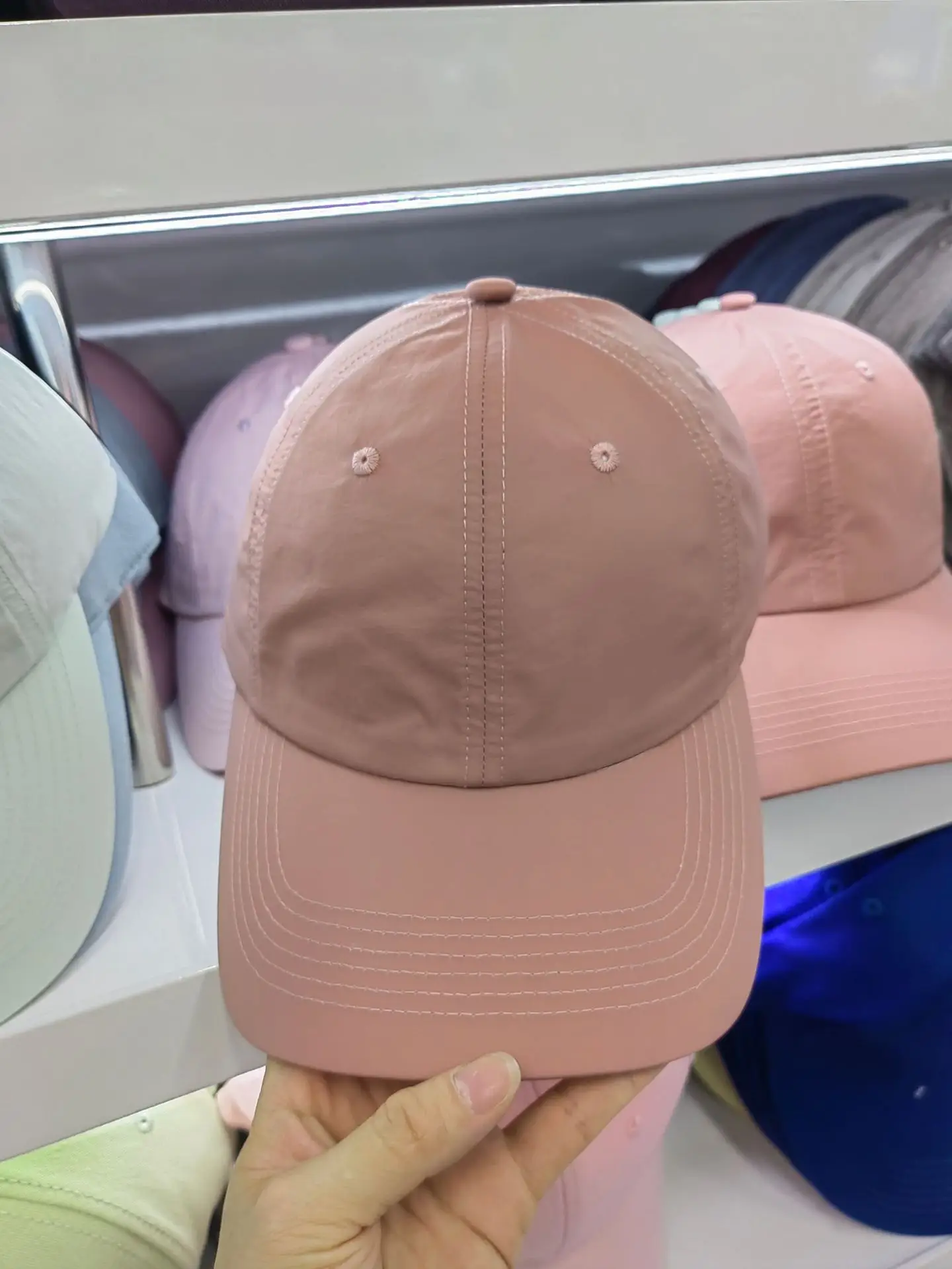 Men's Light Grey Baseball Cap Sun Protection — feature 14
