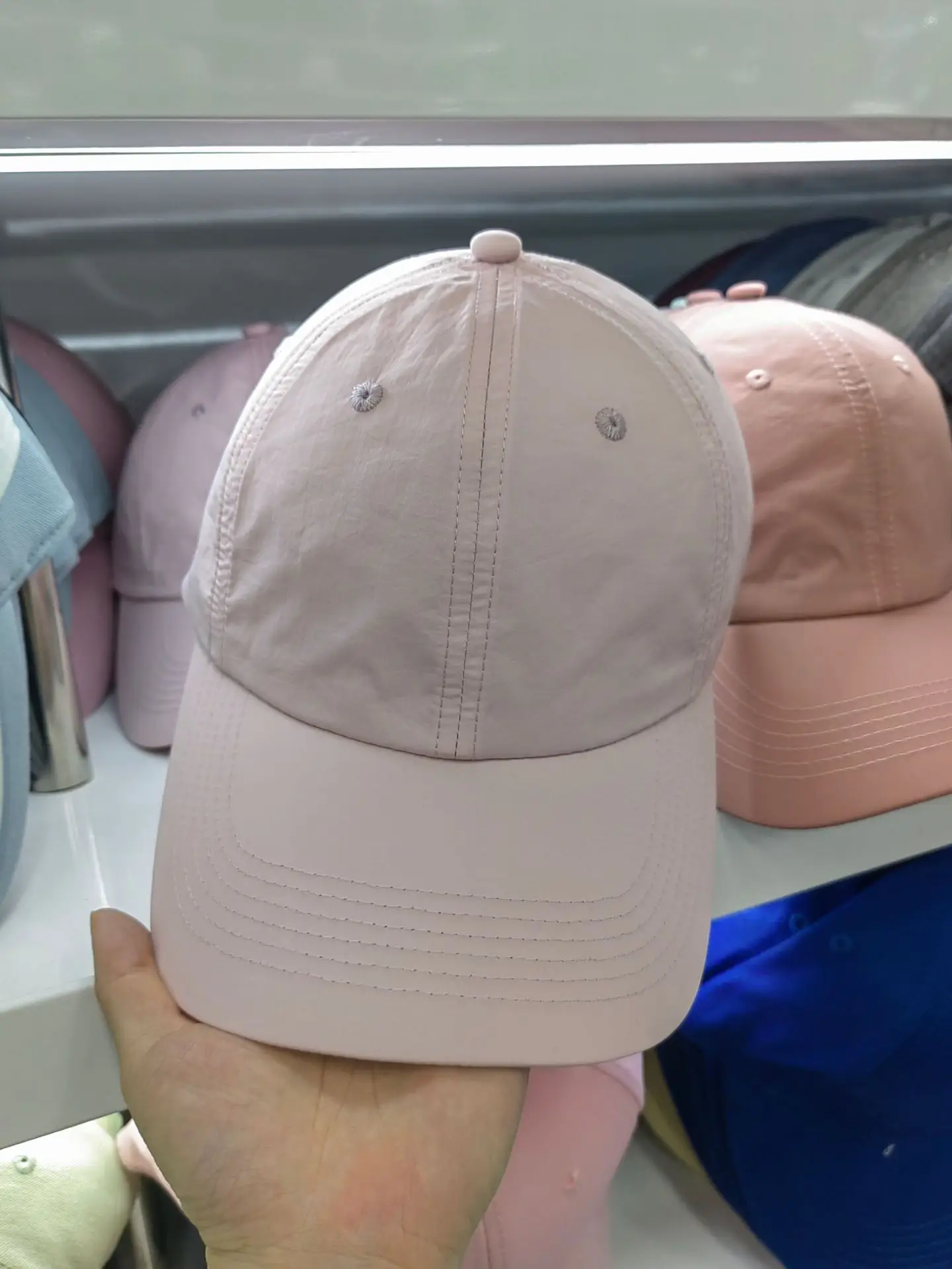 Men's Light Grey Baseball Cap Sun Protection - Image 4