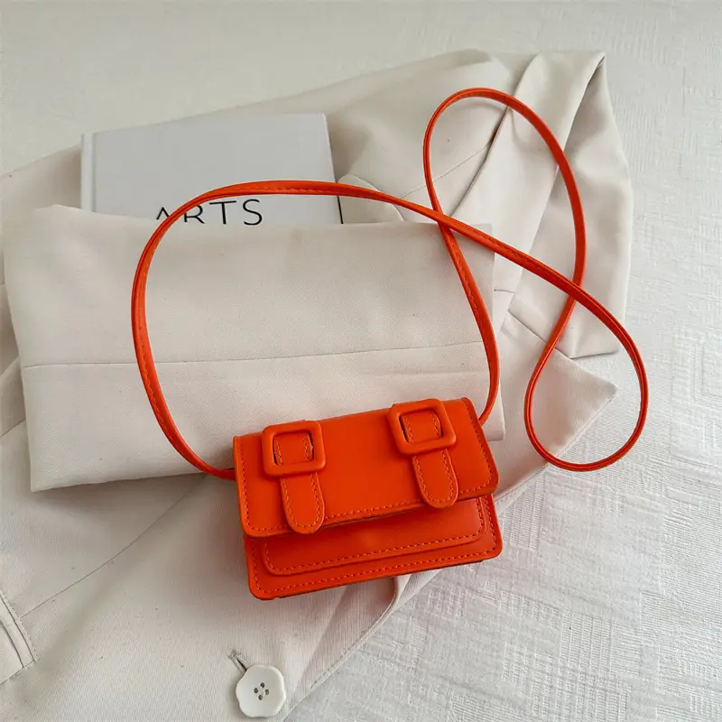 Trendy Pink Square Coin Purse Shoulder Crossbody 2025 - Image 3