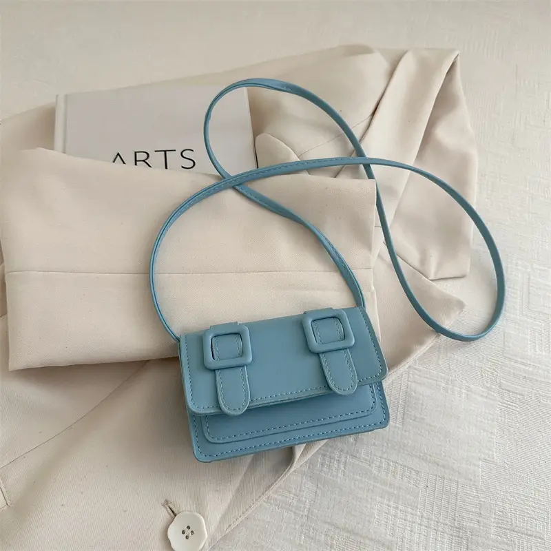 Trendy Pink Square Coin Purse Shoulder Crossbody 2025 - Image 9