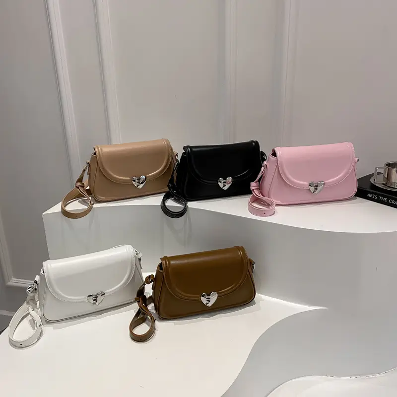 Korean Style Women's Square Crossbody Bag Beige 2025 - Image 7