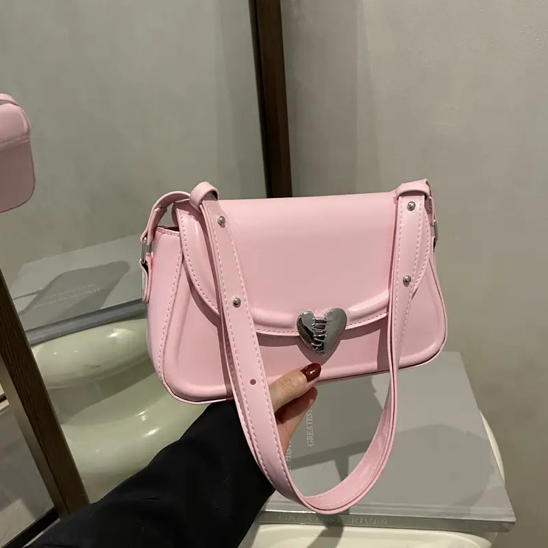 Korean Style Women's Square Crossbody Bag Beige 2025 - Image 8