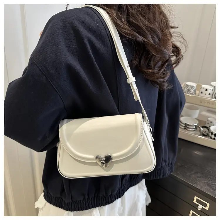 Korean Style Women's Square Crossbody Bag Beige 2025 — feature 11