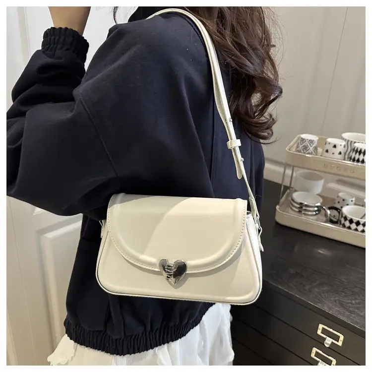 Korean Style Women's Square Crossbody Bag Beige 2025 — feature 12