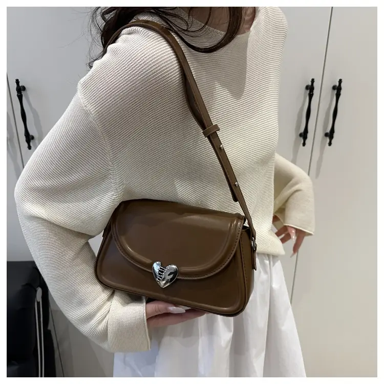 Korean Style Women's Square Crossbody Bag Beige 2025 — feature 19
