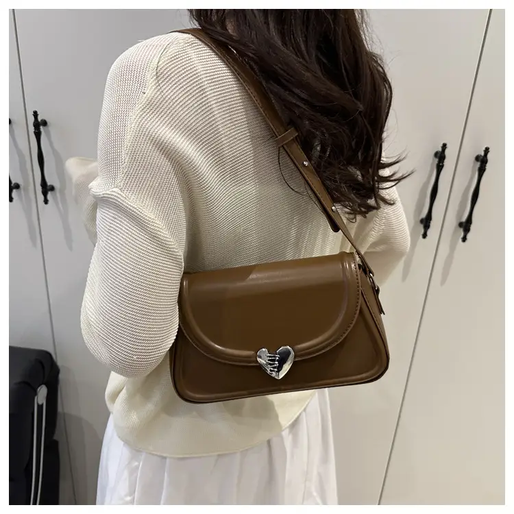Korean Style Women's Square Crossbody Bag Beige 2025 — feature 20
