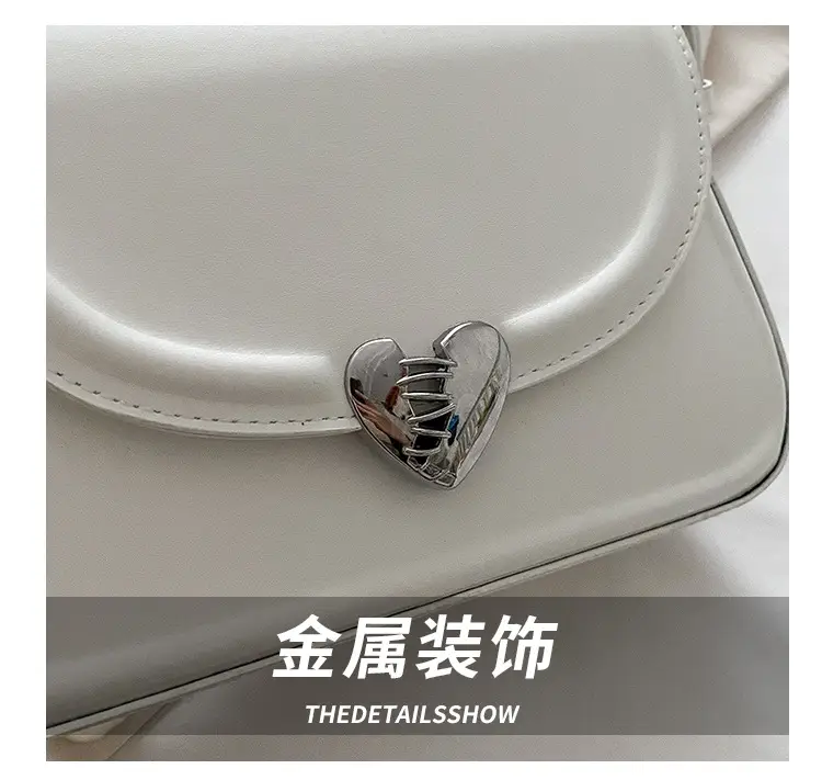 Korean Style Women's Square Crossbody Bag Beige 2025 — feature 3