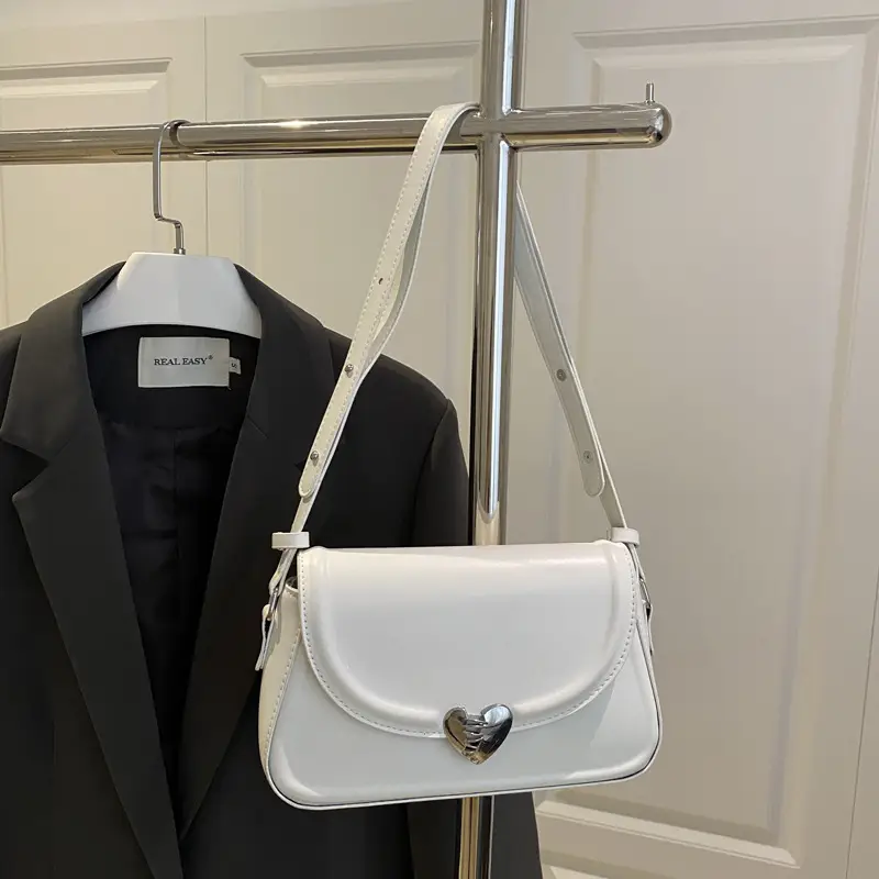 Korean Style Women's Square Crossbody Bag Beige 2025 - Image 2