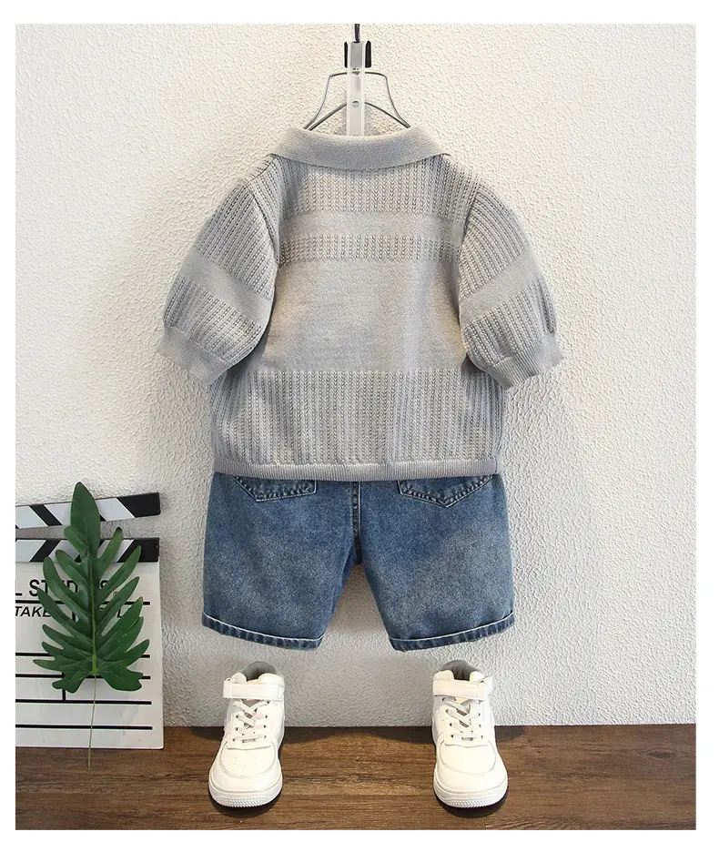 Boys Knitted Polo Shirt Summer Top 2026 — feature 17