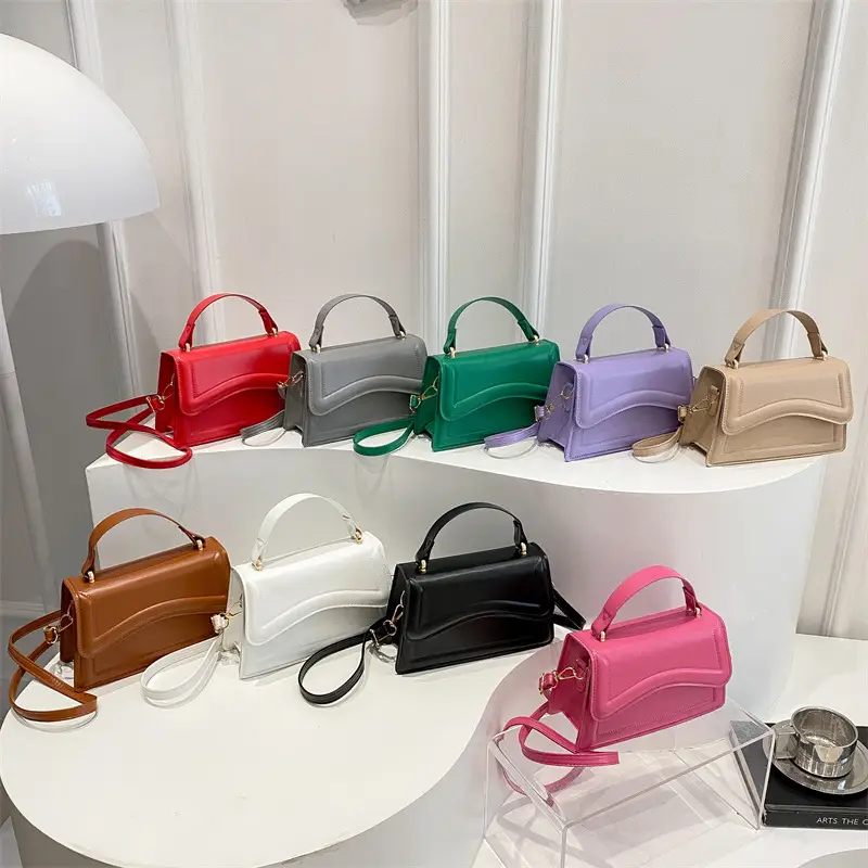 Purple Textured Shoulder Bag for Women - Image 11