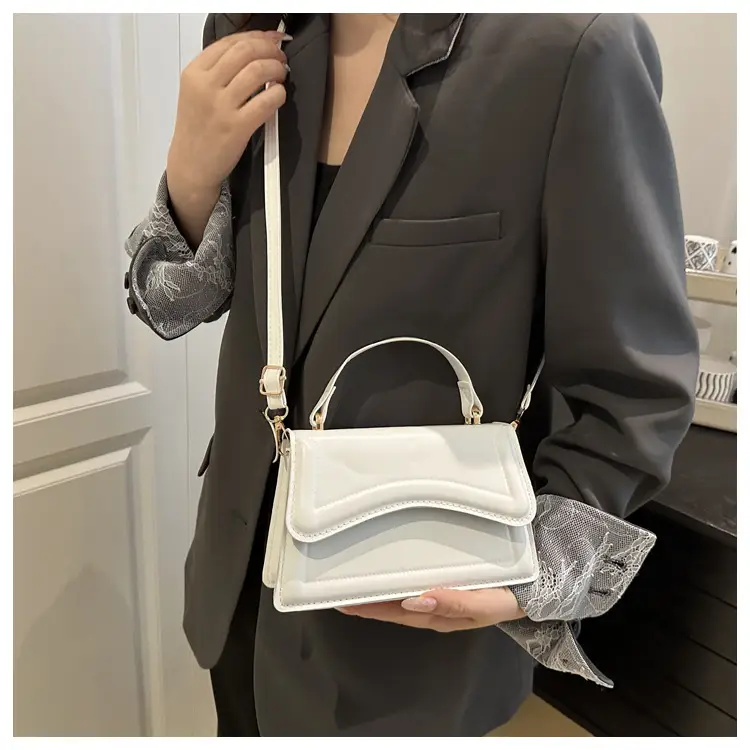 Purple Textured Shoulder Bag for Women — feature 14