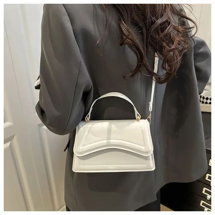 Purple Textured Shoulder Bag for Women — feature 15