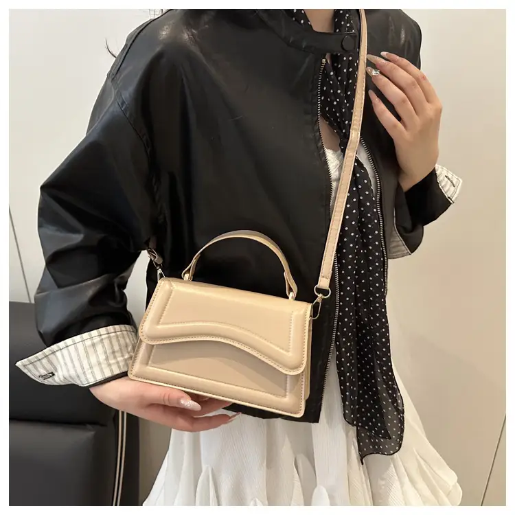 Purple Textured Shoulder Bag for Women — feature 16