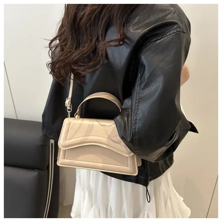 Purple Textured Shoulder Bag for Women — feature 17