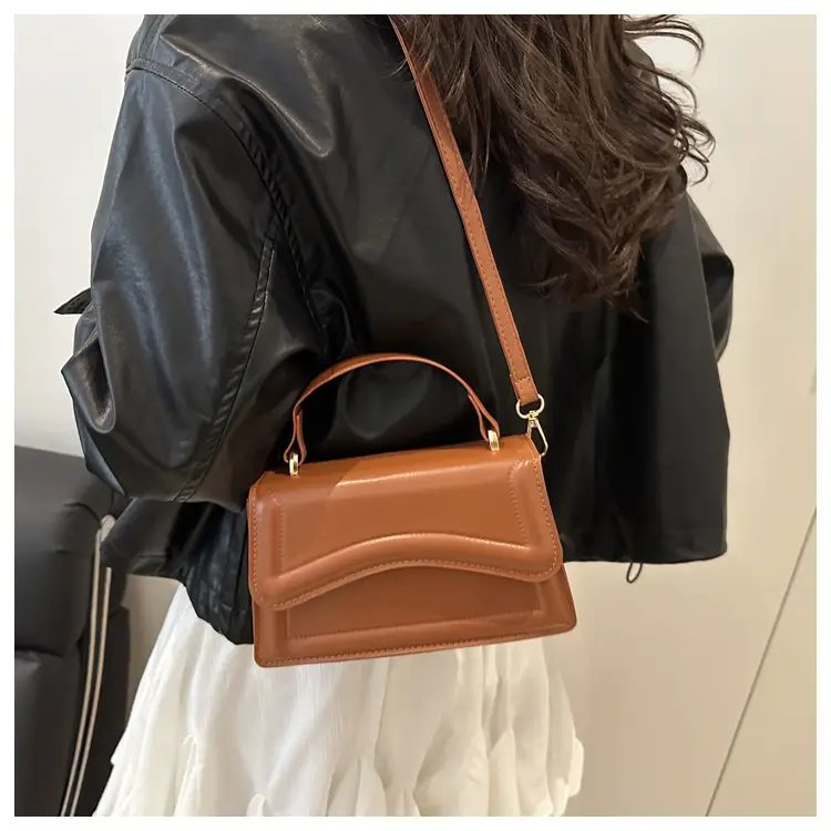 Purple Textured Shoulder Bag for Women — feature 18