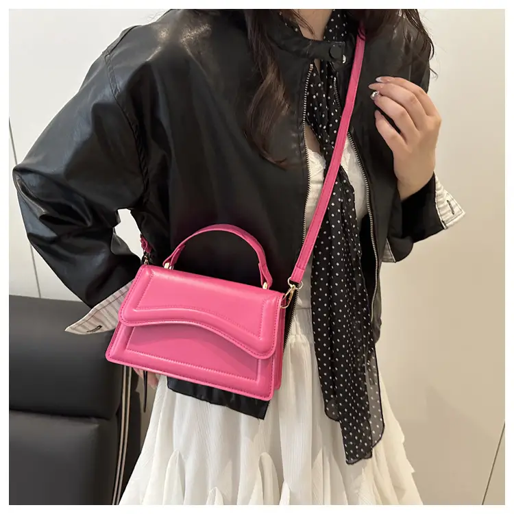 Purple Textured Shoulder Bag for Women — feature 20