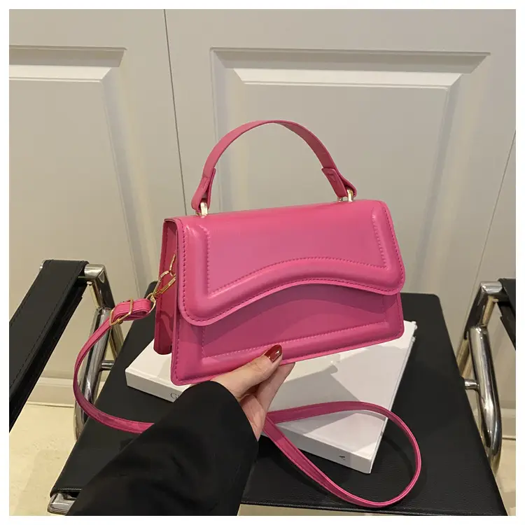 Purple Textured Shoulder Bag for Women — feature 34