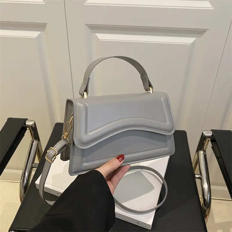 Purple Textured Shoulder Bag for Women - Image 2