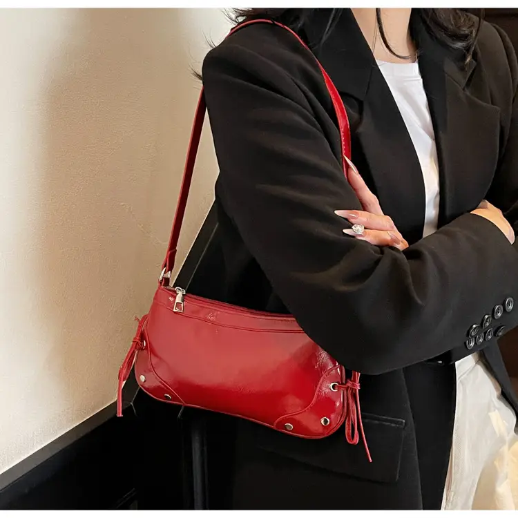 Silver Bow Underarm Bag Women 2025 New Style — feature 12