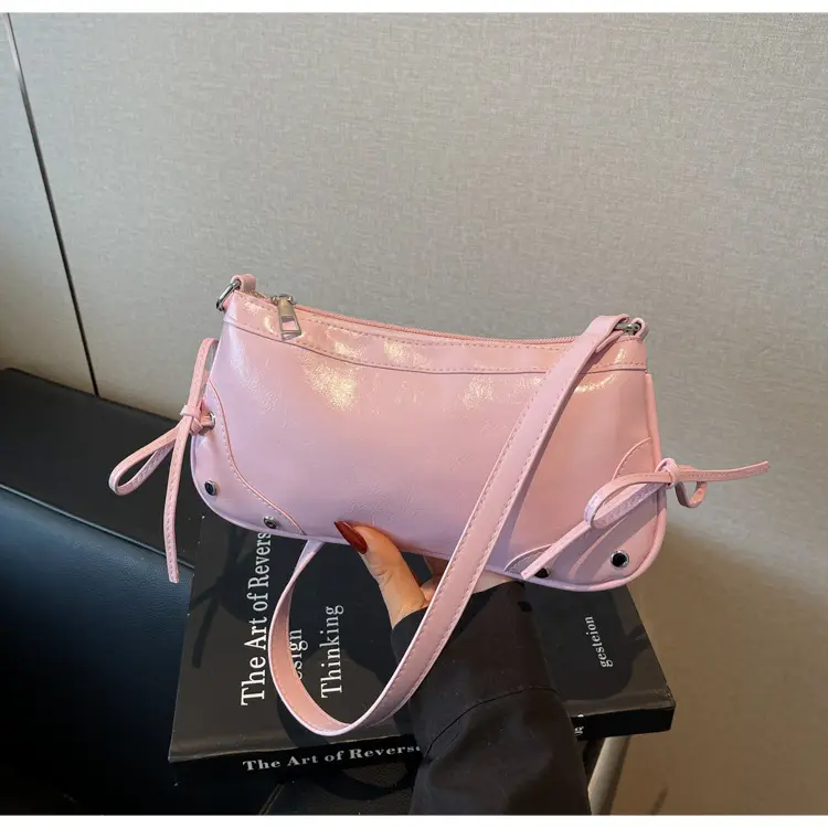 Silver Bow Underarm Bag Women 2025 New Style — feature 19