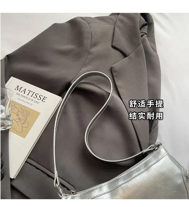 Silver Bow Underarm Bag Women 2025 New Style — feature 3