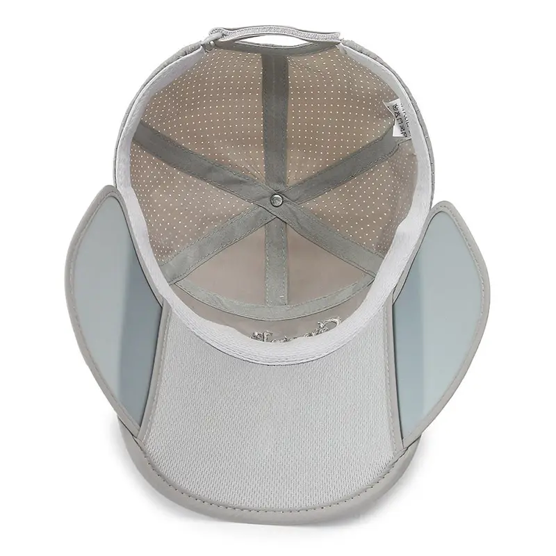 Men Retractable Sun Hat with Extended Brim - Image 11